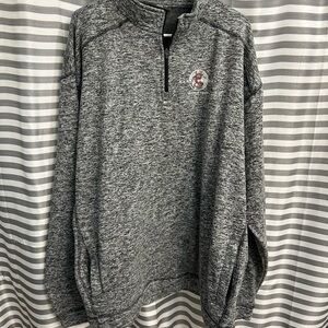 Men's Gray Garth Brooks World Tour Quarter-Zip Sweater